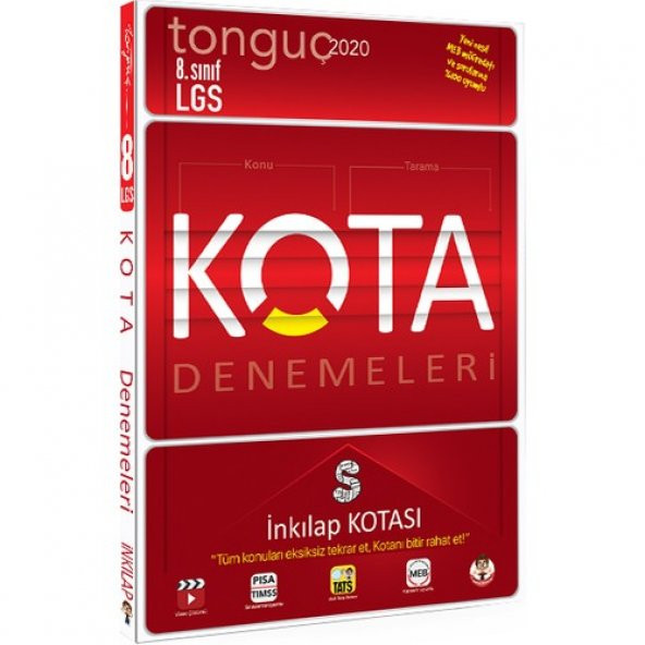 Tonguç Yayınları 8. Sınıf Lgs Kota Denemeleri İnkılap Kotası - 1