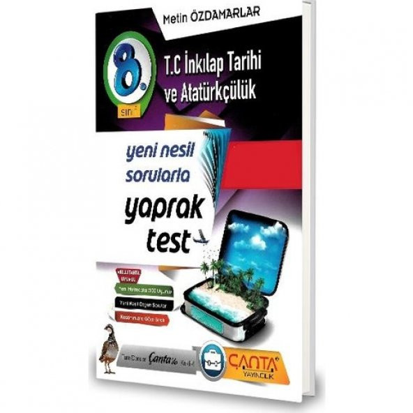 Çanta Yayınları 8. Sınıf T.C. İnkılap Tarihi Ve Atatürkçülük Yaprak Test