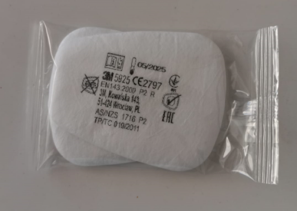 3M 6200 Yarım Yüz Maskesi +  Filtre Seti Tam Takım Koruma - 10