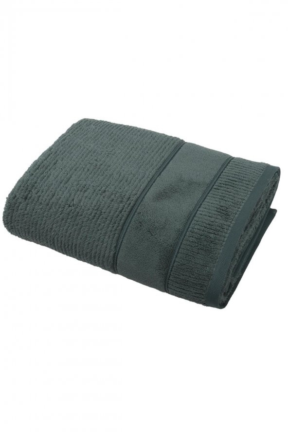 Green Black (by Ecocotton) Micro Cotton Havlu - Eliza Air Twist Yeşil 80x150 - 1