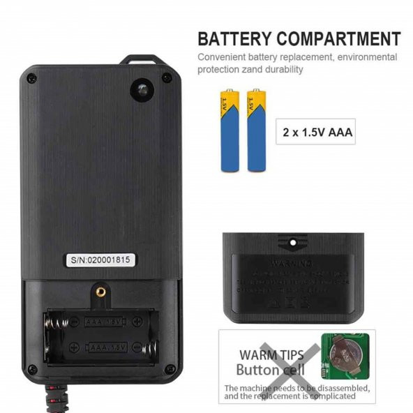 WinAPEX ET8136 Dokunmatik Ekran Dijital Multimetre Ölçü Aleti - 4