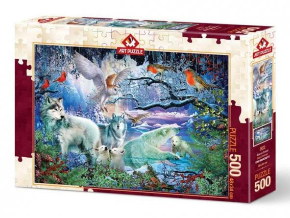 Heidi Puzzle 500 Parça Buzul Ormanı 5073 (1 adet)