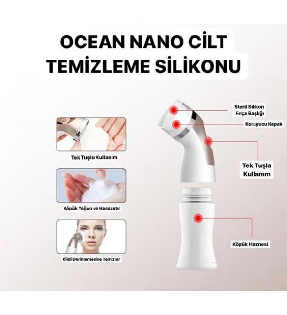Ocean Manuel Yüz Temizleme Silikonu Cihaz - 2