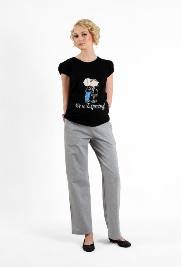 Elija Hamile Kısa Kollu Aile T-Shirt - 3