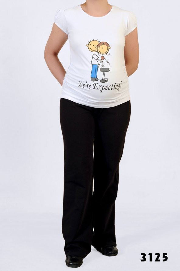 Elija Hamile Kısa Kollu Aile T-Shirt - 4