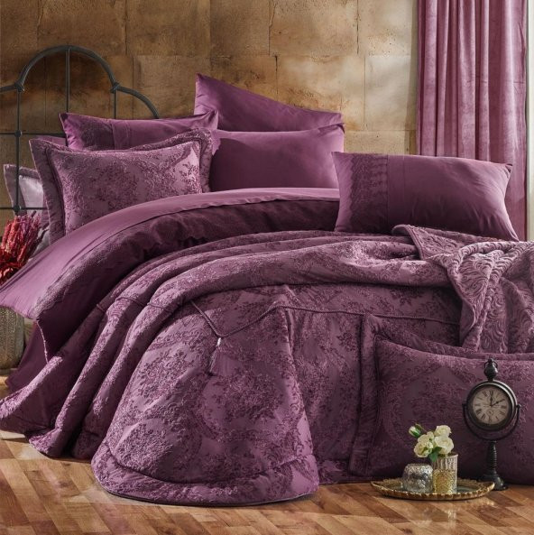 Elart HayaL Life 10 Parça Çeyiz Paketi Mürdüm