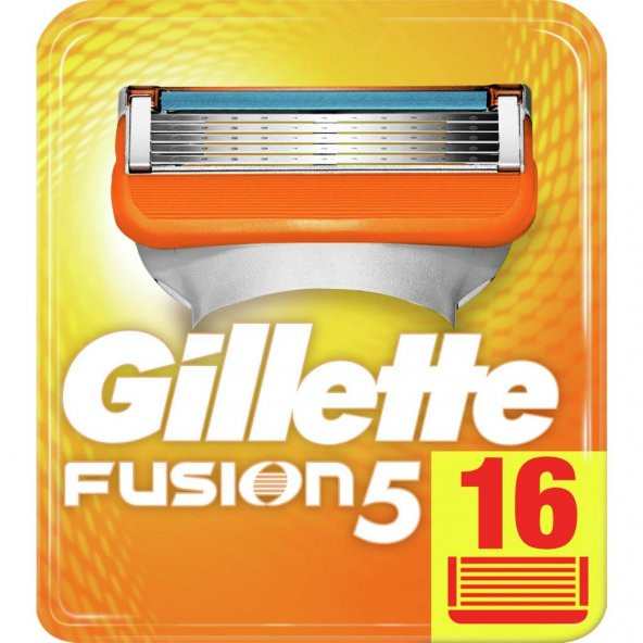 Gillette Fusion Yedek Tıraş Bıçağı 16lı Karton Paket