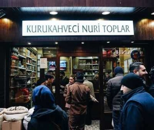 KURUKAHVECİ NURİ TOPLAR TÜRK KAHVESİ 1 ADET 250 GR.(GÜNLÜK ÇEKİM)ODUN ATEŞİNDE KAVRULMUŞ GELENEKSEL TÜRK KAHVESİ - 4