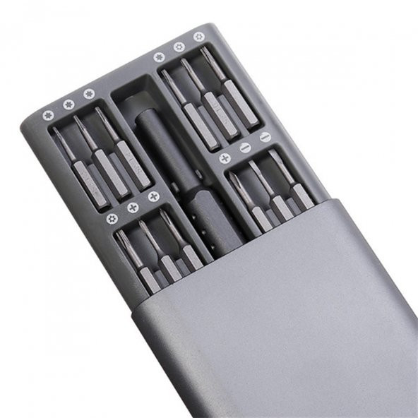 Jakemy JM-8168 Bit Set 24 Parça Taşınabilir Mıknatıslı Hassas Tornavida Seti - 2