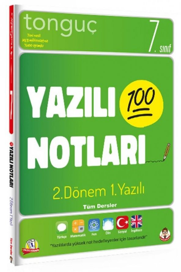 Tonguç Akademi 7. Sınıf 2. Dönem 1. Yazılı Notları - 1