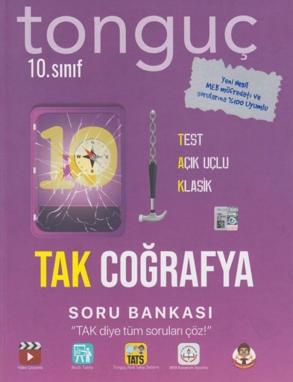 Tonguç Akademi 10. Sınıf TAK Coğrafya Soru Bankası