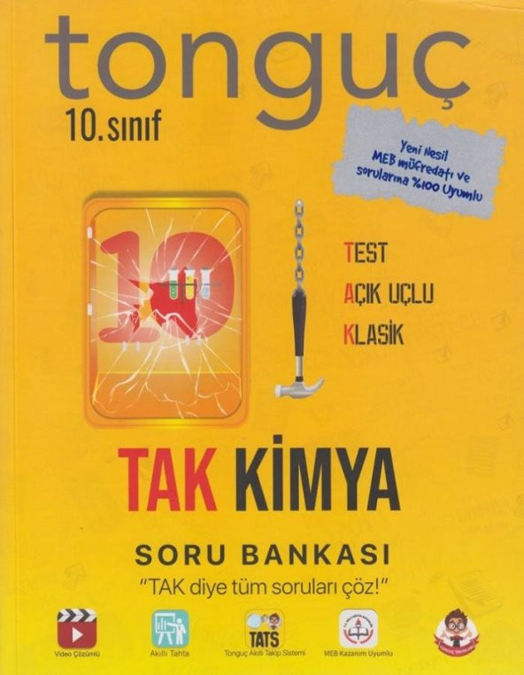Tonguç Akademi 10. Sınıf TAK Kimya Soru Bankası - 1