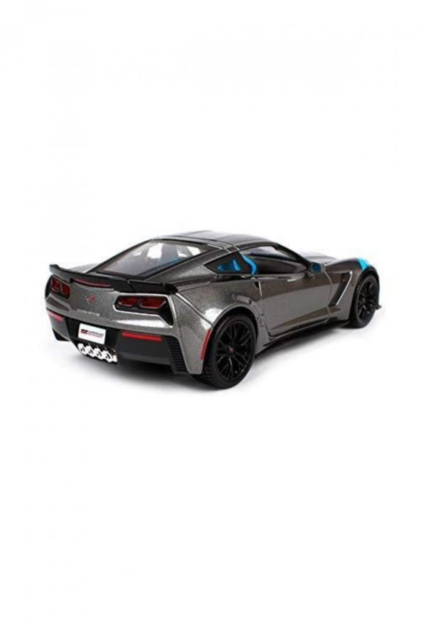 Maisto 2017 Corvette Grand Sport Gri 1:24 Model Araba - 2