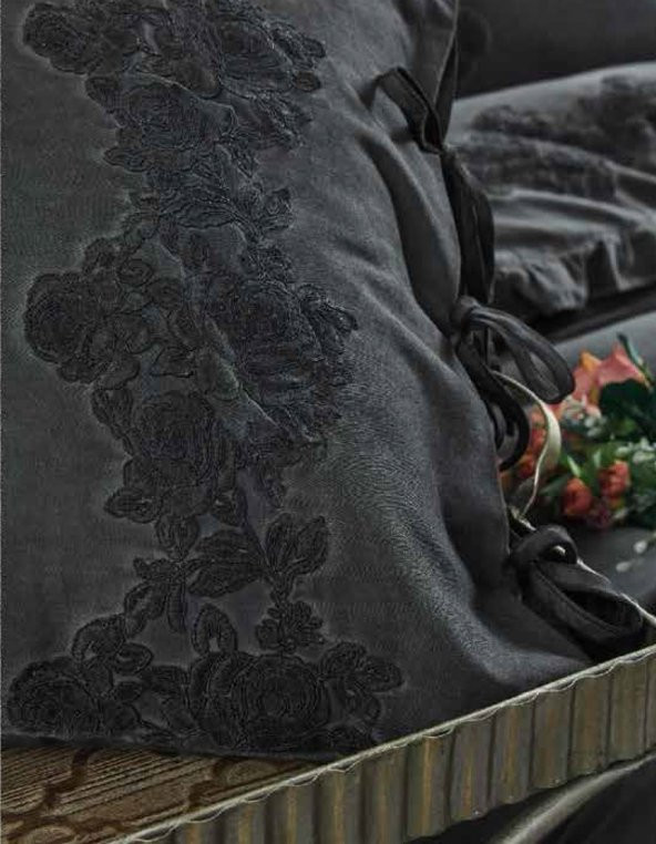 Ecocotton Organik Pamuk King Size 220x240 Nevresim Takımı - Alisa Antrasit - 2