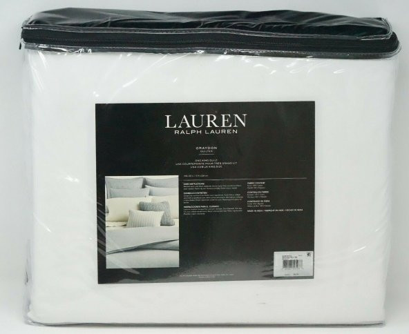 Ralph Lauren Graydon Melange Beyaz Yorgan - 2