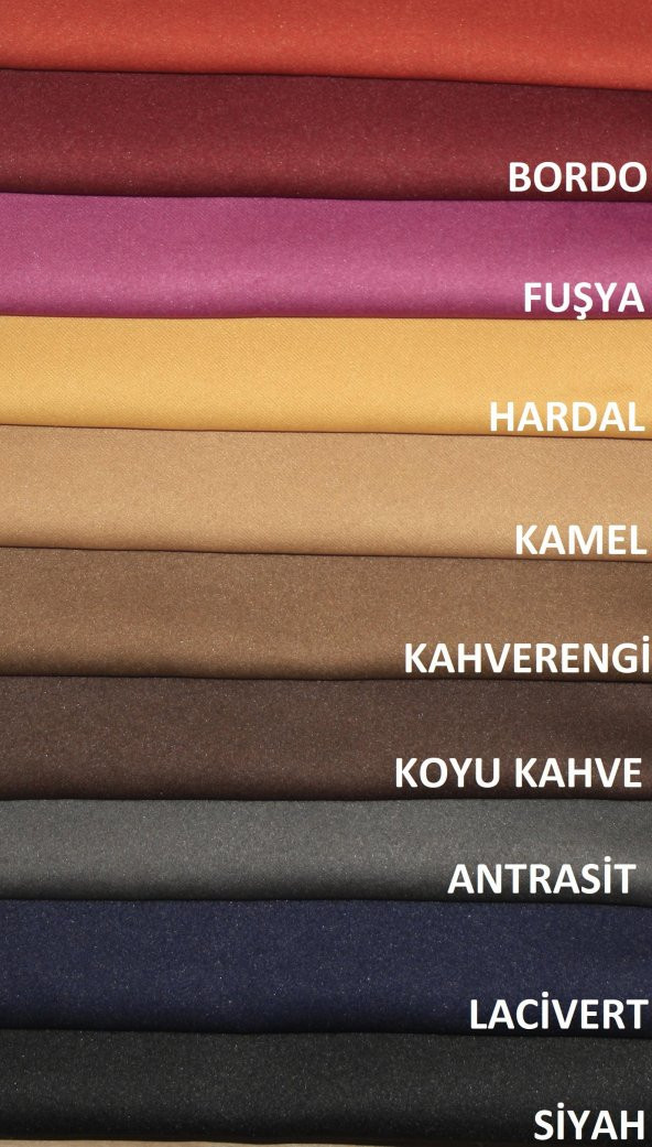 Soysaraç Blackout Karartma Fon Perde 140x260 (23 Farklı Renk) - 4