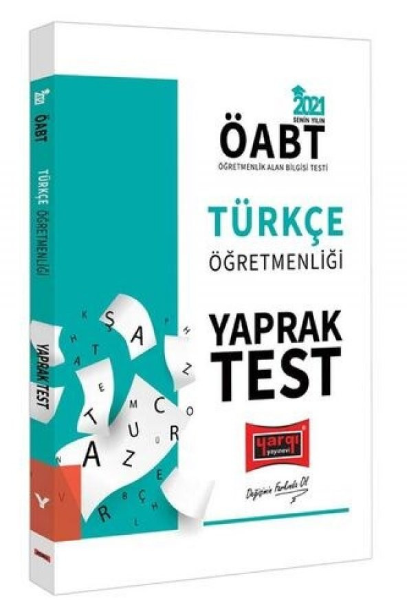 Yargı Yayınları 2021 ÖABT Türkçe Öğretmenliği Yaprak Test
