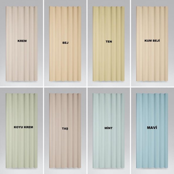 Soysaraç Blackout Karartma Fon Perde 140x260 (23 Farklı Renk) - 7