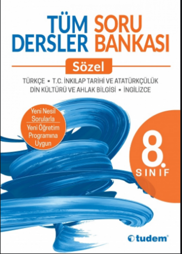 TUDEM Yayınları 8.Sınıf Tüm Dersler Soru Bankası - 1