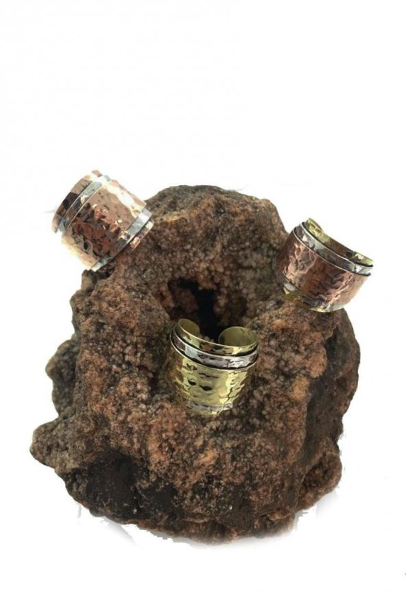 Rose Çekiç Dövme Tasarım Kadın Ayarlanabilir Otantik Yüzük - 3