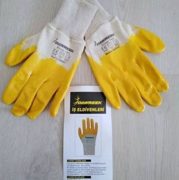 DAWREEK Nirtil Iş Eldiveni No=10 (10 LU PAKET)