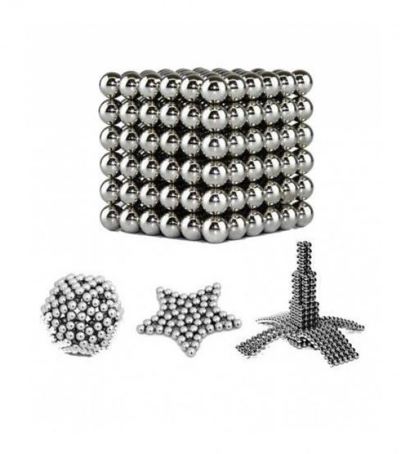 Neodyum Mıknatıs Neocube Küp 5mm Stres Bilye - 3