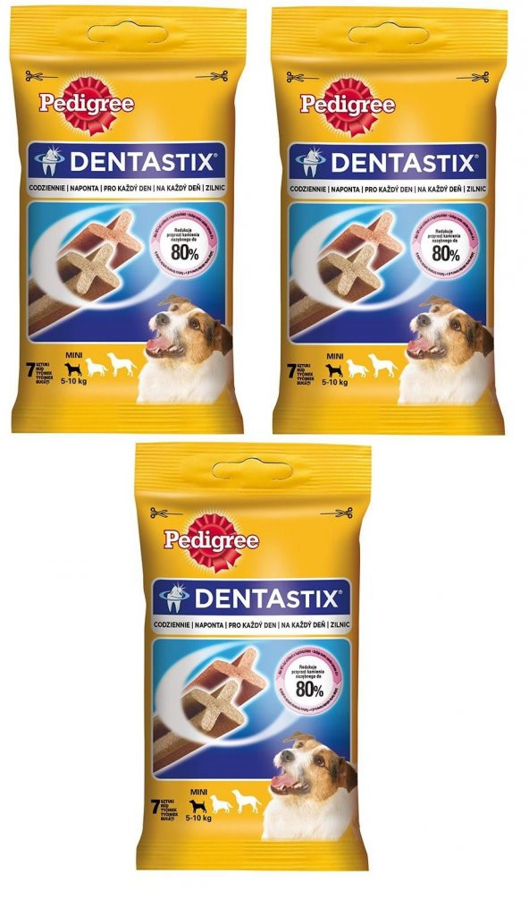 Pedigree Dentastix Küçük Irk Şerit Köpek Ödül Maması 110 Gr (3 ADET)
