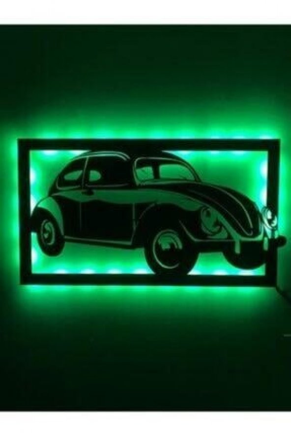 Woswos Beetle Ledli Ahşap Tablo