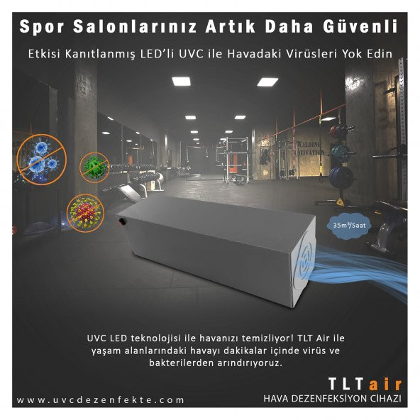 TLT air LED 'li UVC Ultraviyole Hava Dezenfeksiyon Cihazı - 5
