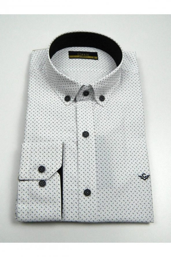 CLASİC ERKEK GÖMLEK SİLM FİTT UZUN KOL ST00582