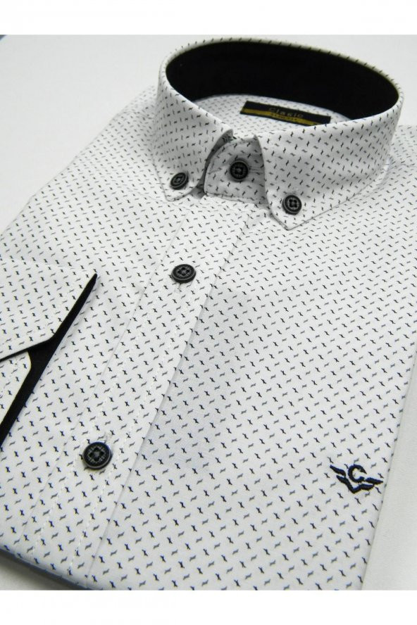 CLASİC ERKEK GÖMLEK SİLM FİTT UZUN KOL ST00582 - 4