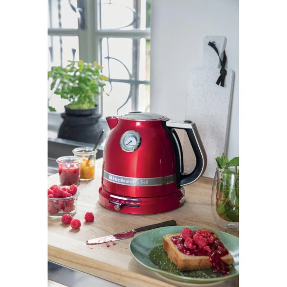 KitchenAid Artisan 5KEK1522ECA Candy Apple 1,5 Litre Kettle - 11