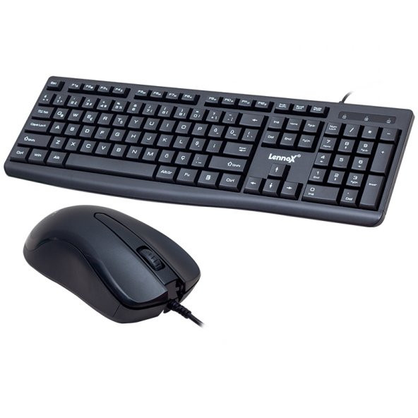 LENNOX 813S KABLOLU KLAVYE MOUSE SET - 2