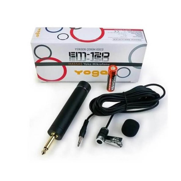 YOGA YTM-120E KABLOLU HASSAS YAKA MİKROFONU