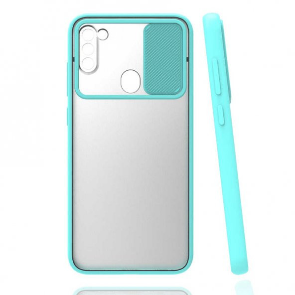 Galaxy A11 Kılıf Zore Lensi Kapak - 3