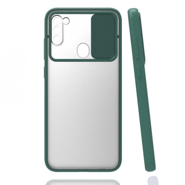 Galaxy M11 Kılıf Zore Lensi Kapak - 4