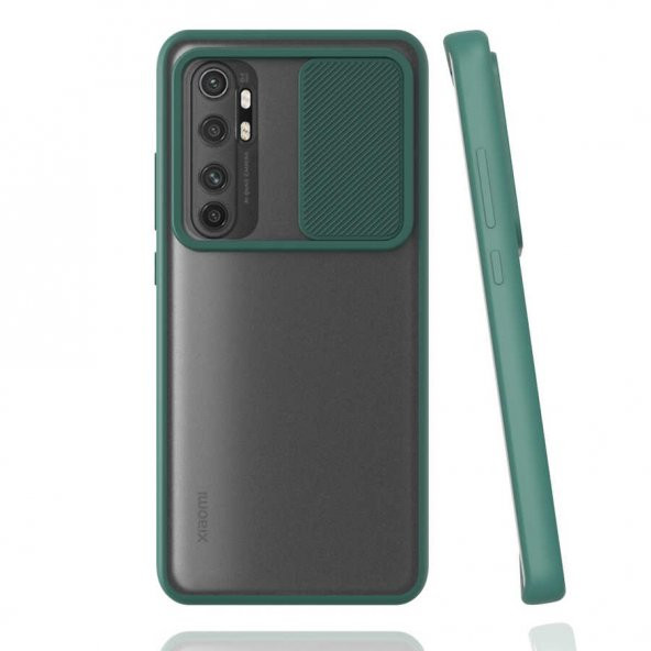 Xiaomi Mi Note 10 Lite Kılıf Zore Lensi Kapak - 4