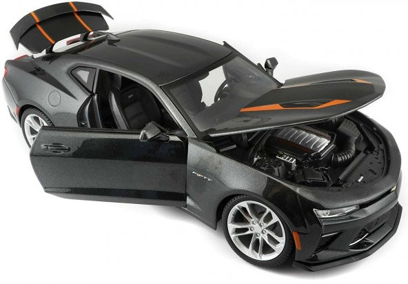 Maisto Special Edition 2017 Chevrolet Camaro Fifty 1:18 Model Araba Siyah - 2