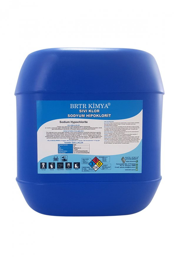 Brtr Saf Sıvı Klor 6 kg - Sodyum Hipoklorit - 3