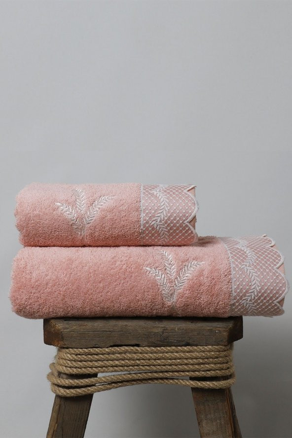 Ecocotton Organik Pamuk Havlu - Ekin Pudra 50x90 - 2