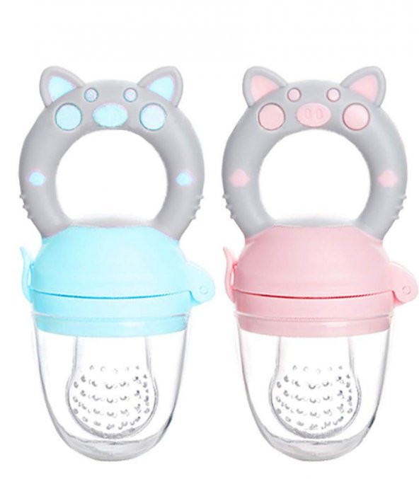 Agubugu Baby - Figürlü Meyve Emziği - Açık Mavi - 3