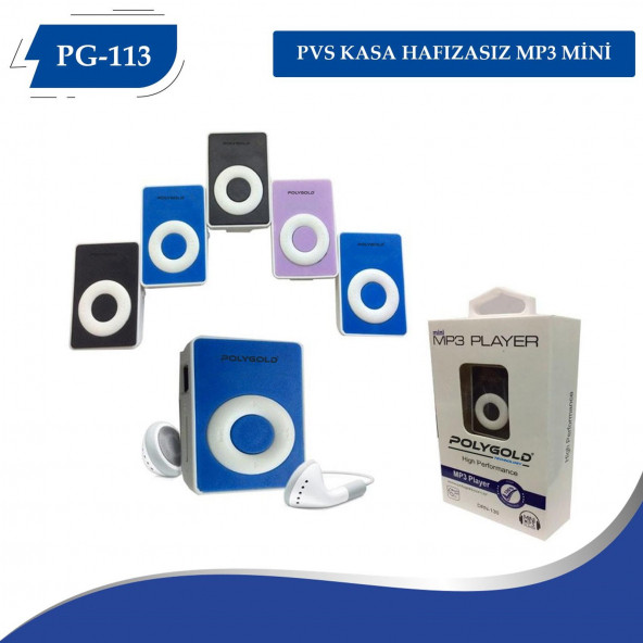 MP3 Çalar Kulaklık Hediyeli Hafıza Kart Destekli - 3