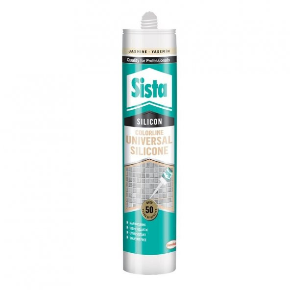 Sista Şeffaf Silikon 5 Adet 280 ml +Silikon Tabancası Hediye - 2