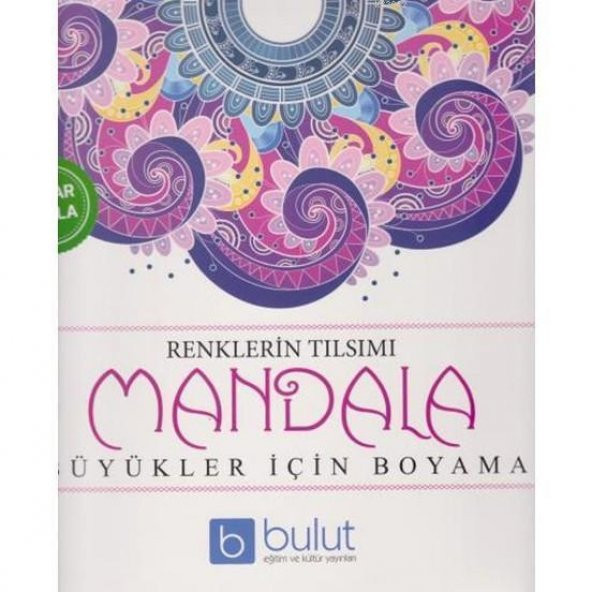 Yetişkinler için boyama kitabı  Renklerin TILSIMI   Mandala boyama ARTI BIC 36 KURU BOYA