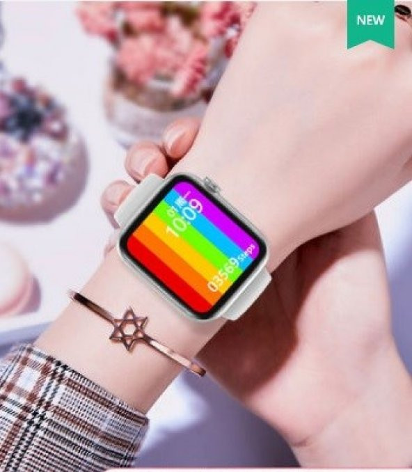 AirWatch Akıllı Saat Suya Dayanıklı Ateş Ve Nabız Ölçer Çok Fonksiyonlu Ios Ve Android Uyumlu AirWat - 7