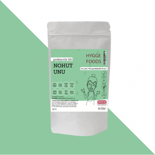Hyggefoods Prebiyotik Lifli Nohut Unu - 180 gr - 2