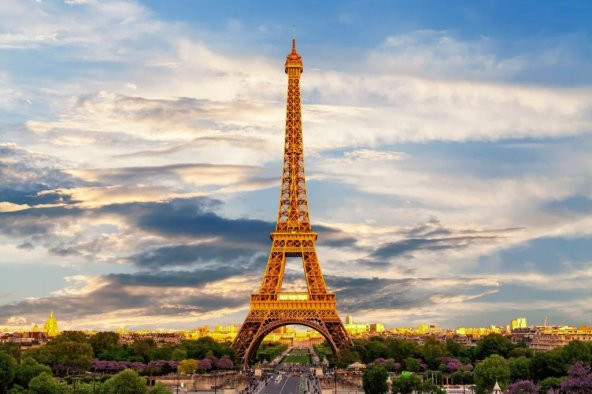 Ritoys Paris Eyfel Kulesi 1000 Parça Puzzle Yapboz