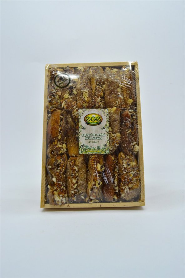 Egemutfağım - Bademli ve Cevizli Kuru İncir Sarması - 250 G.
