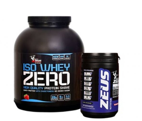 ZEUS NUTRITION ISO ZERO 2300 GR-Zeus Nutrition Glutamine 500 Gr