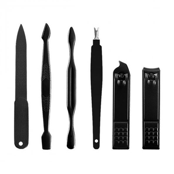 18 Parça Manikür Seti Pedikür Seti El Ayak Tırnak Makası Seti - 9